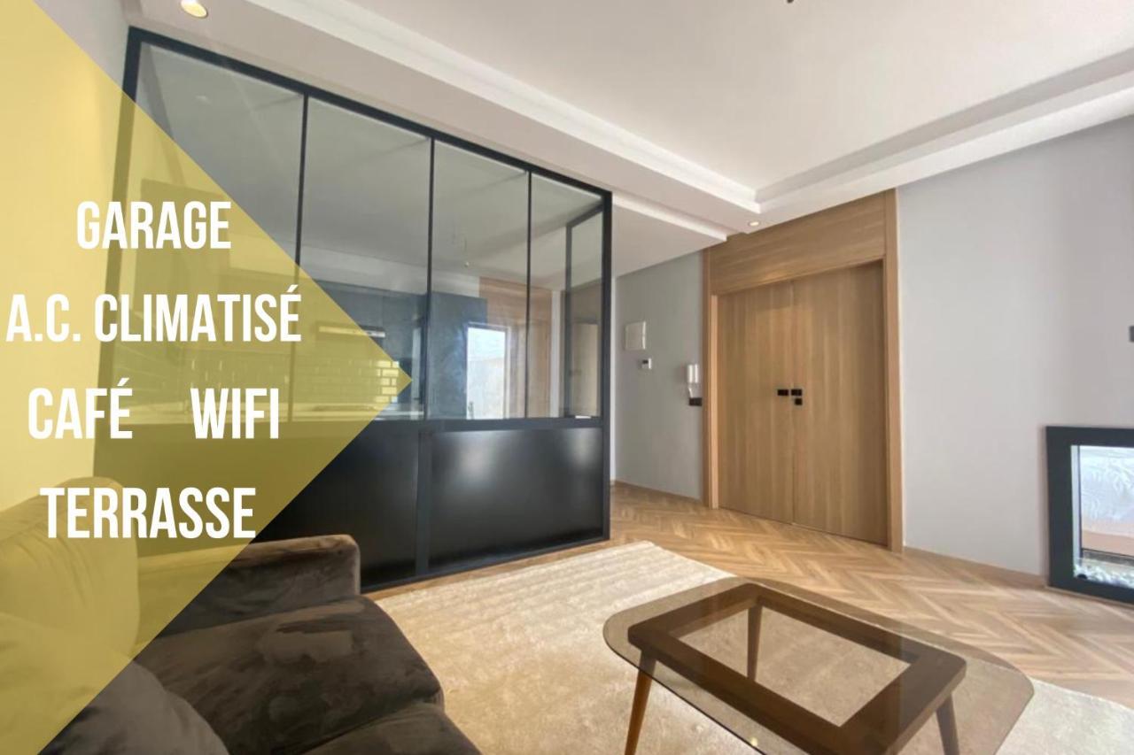 Spacious New 1-Bedroom Unit In Downtown W Terrace And Free Parking Casablanca Exterior photo
